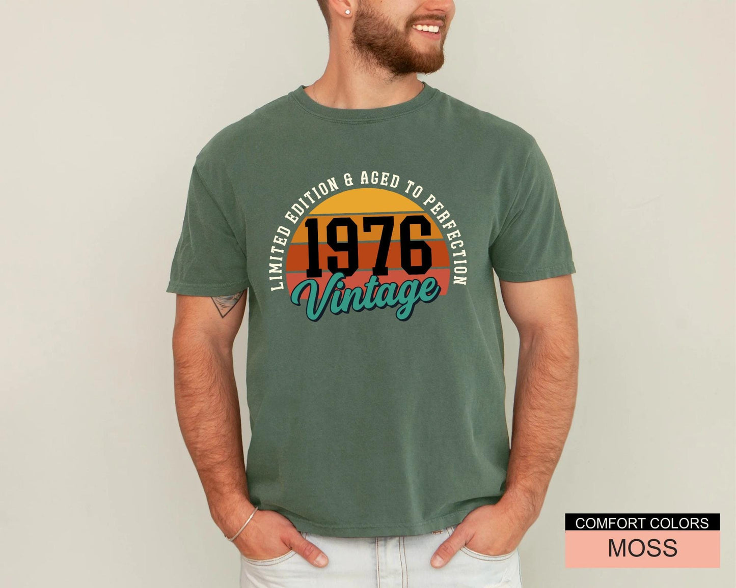 50th Birthday Tee, Vintage 1976 Shirt