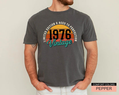 50th Birthday Tee, Vintage 1976 Shirt