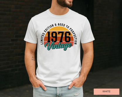50th Birthday Tee, Vintage 1976 Shirt