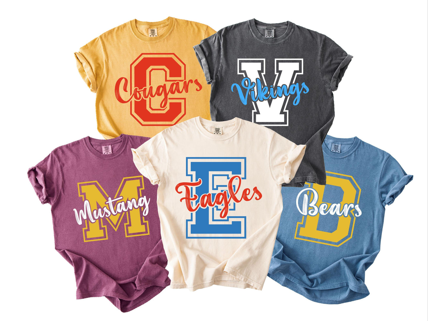 Custom Mascot T-Shirt: School Spirit Team Shirt