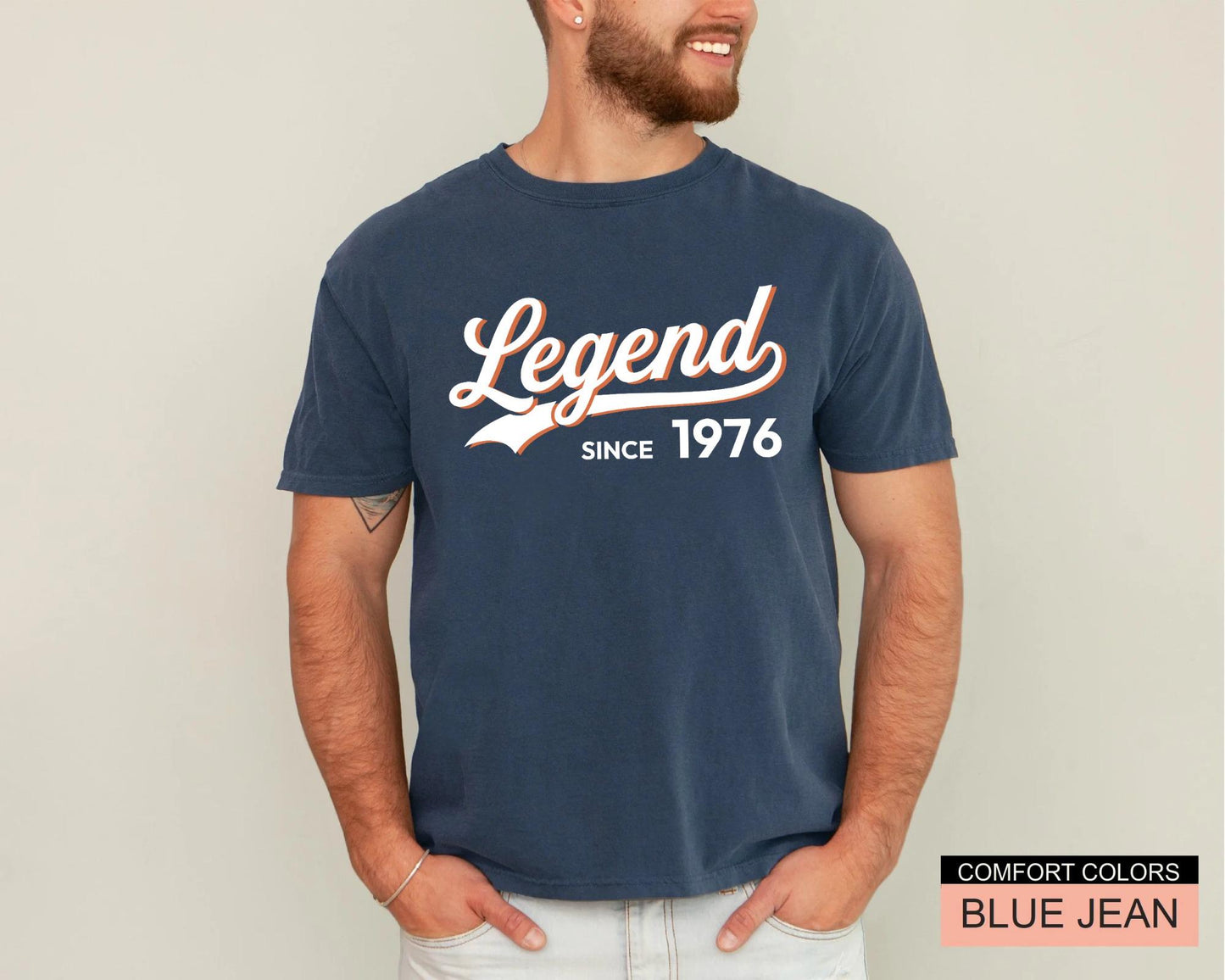 Legend Since Custom Date Tshirt, Vintage 50th Birthday Shirt