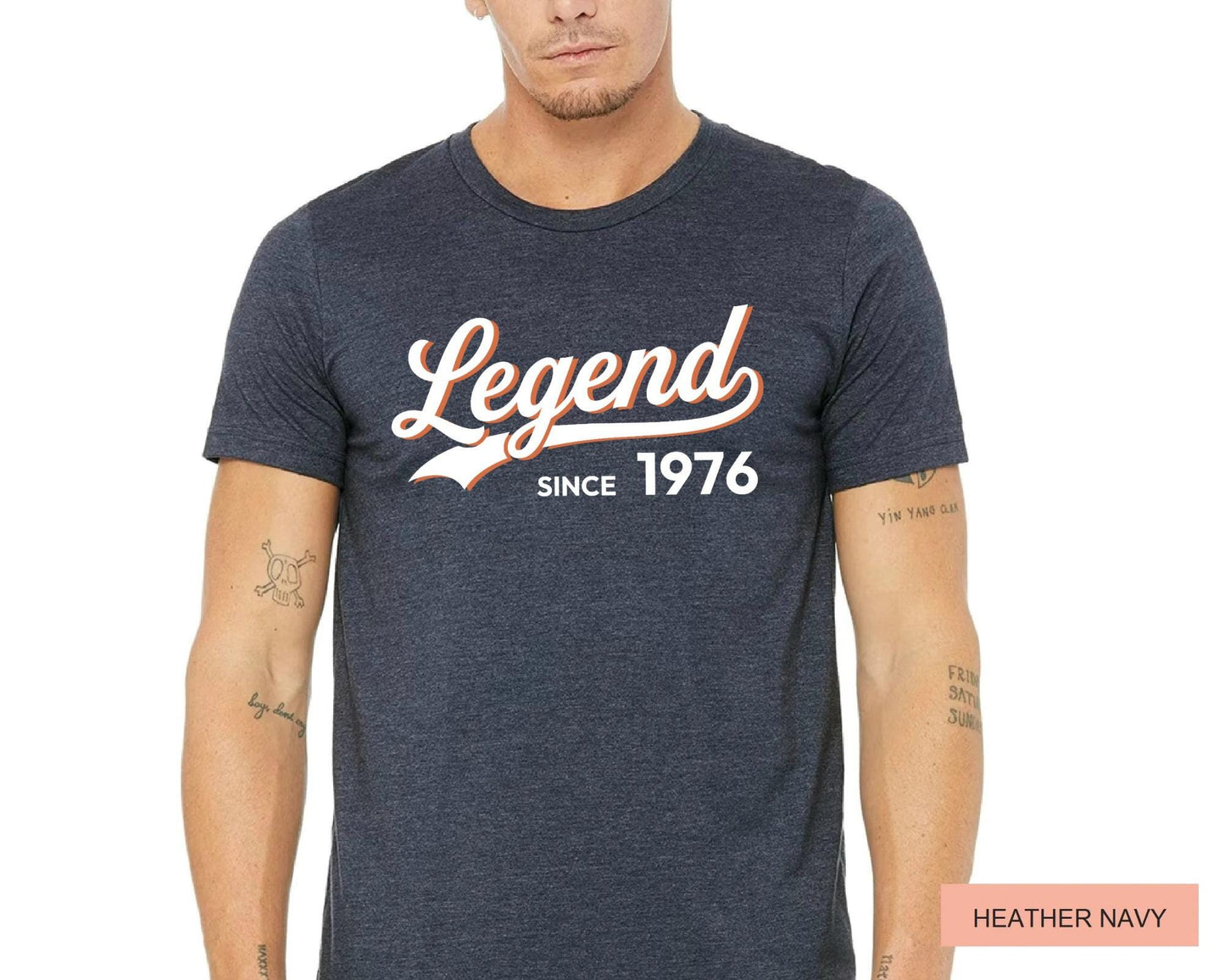 Legend Since Custom Date Tshirt, Vintage 50th Birthday Shirt