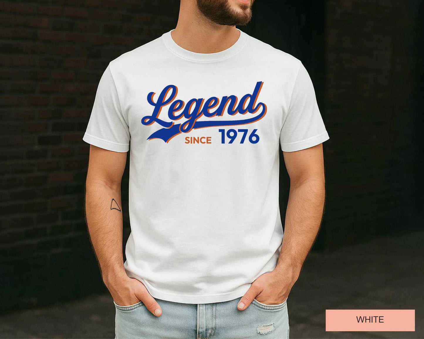 Legend Since Custom Date Tshirt, Vintage 50th Birthday Shirt