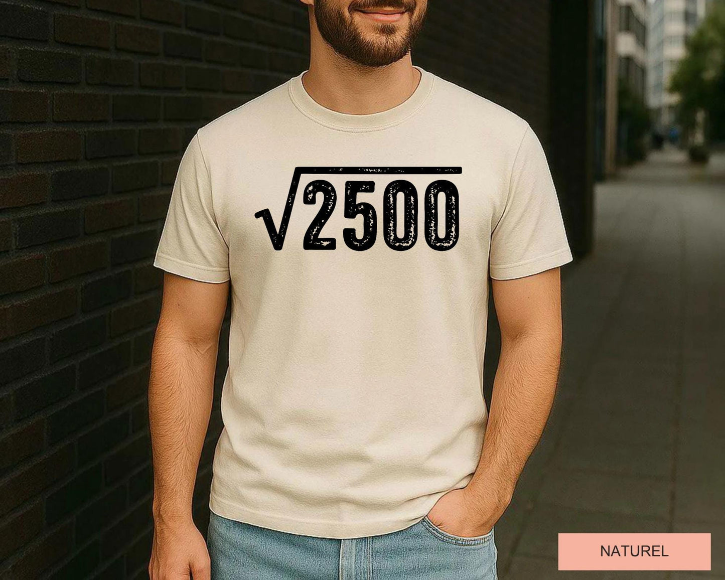 Square Root 50 Year Old Shirt, 1976 Years Old Tee