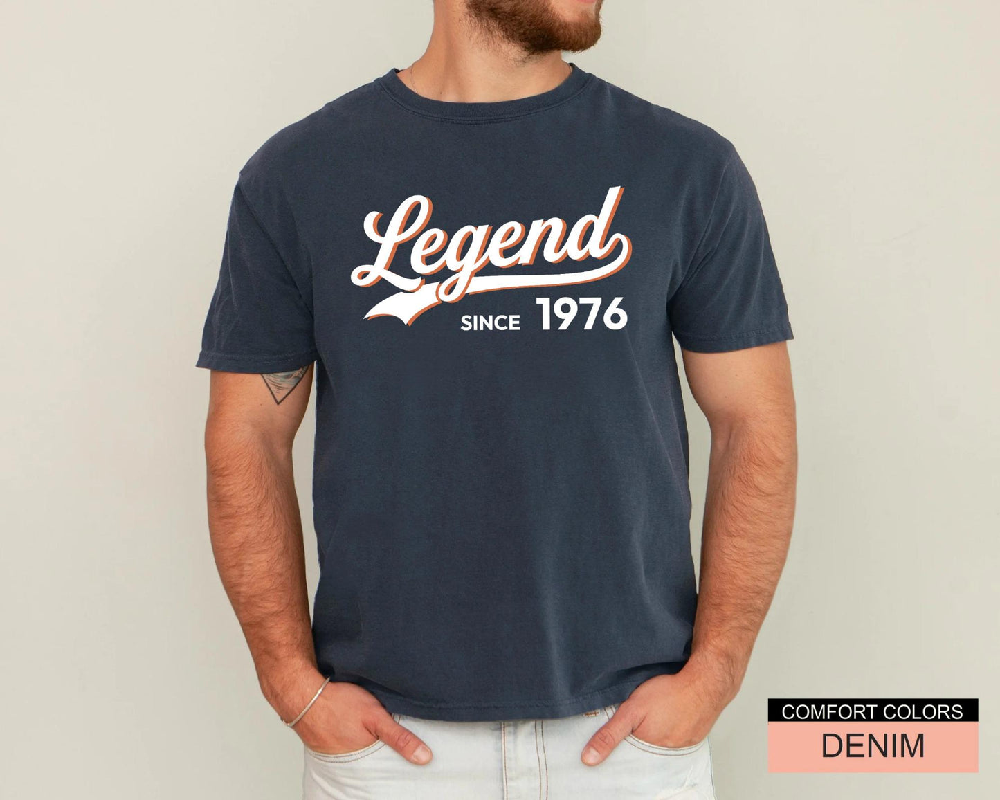 Legend Since Custom Date Tshirt, Vintage 50th Birthday Shirt