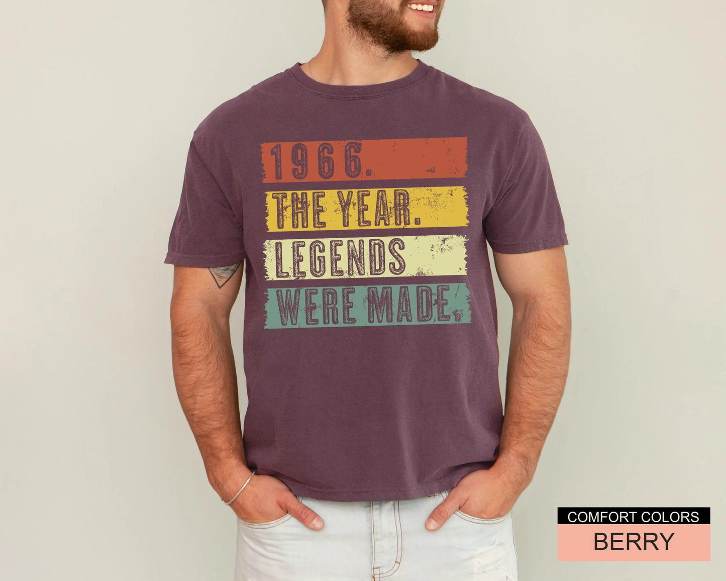 60 Years Old Birthday Gift , Legends Were Made T-Shirt