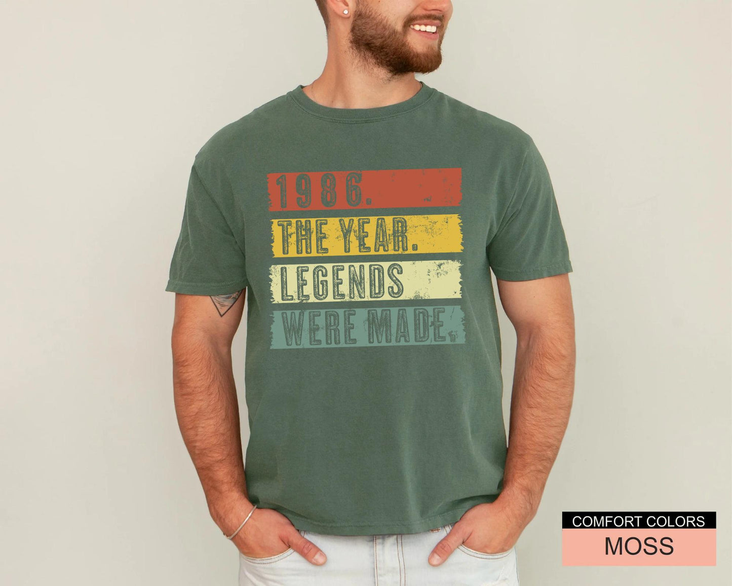 40th Birthday Shirt , Vintage Legends Were Made Tee