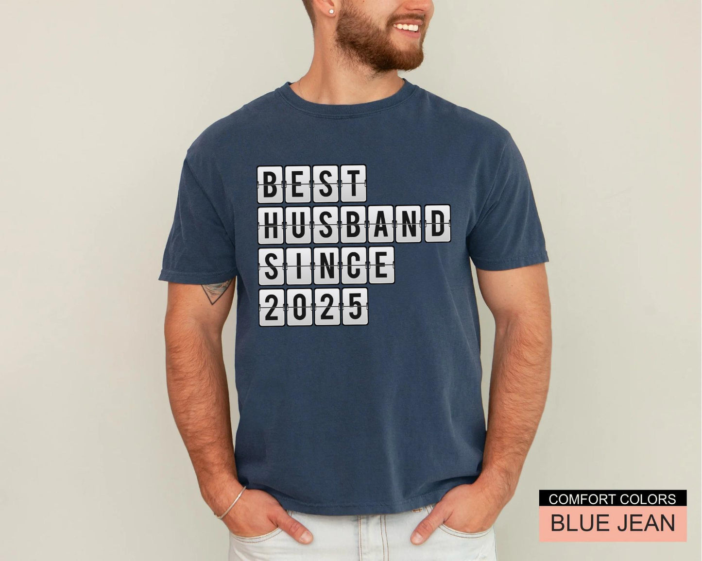 Best Husband T-Shirt, Customizable Year Anniversary Shirt
