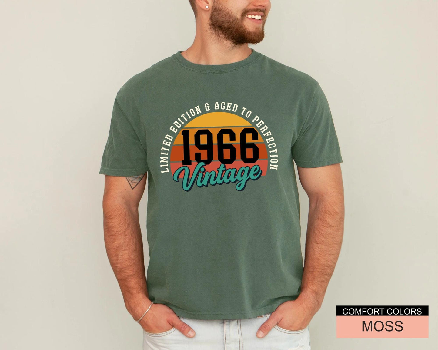 60 Years Old Birthday Shirt, Vintage 1966  Tee