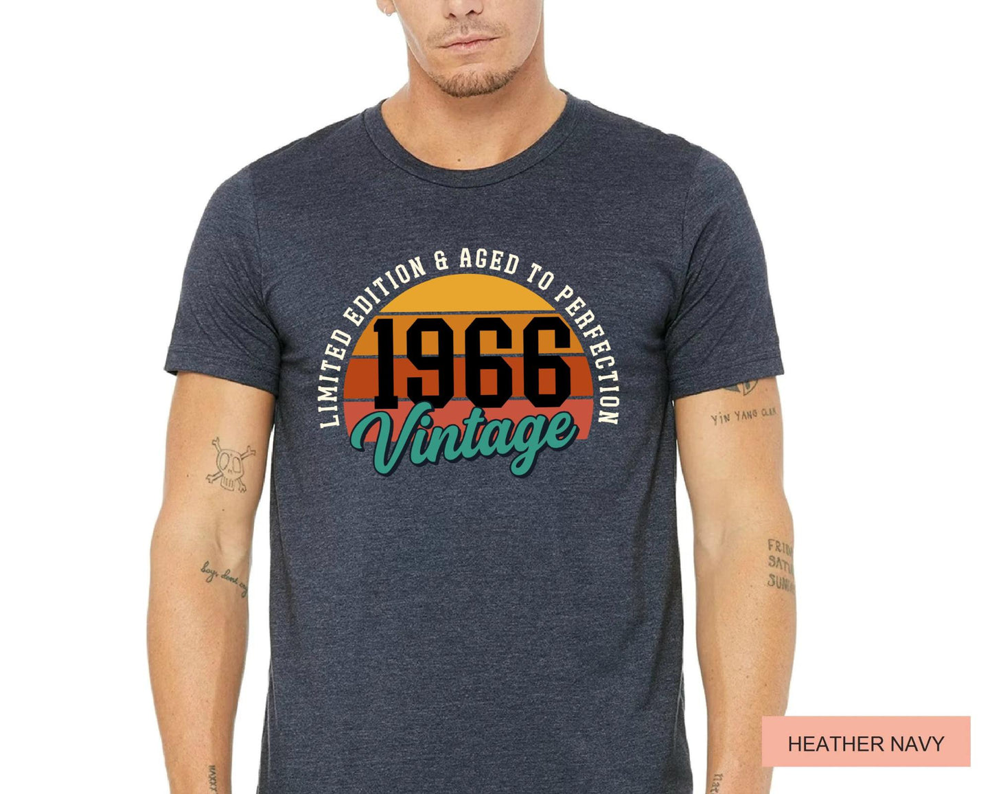 60 Years Old Birthday Shirt, Vintage 1966  Tee