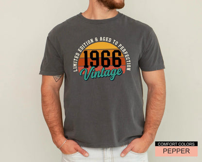 60 Years Old Birthday Shirt, Vintage 1966  Tee