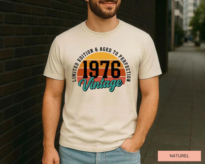 50th Birthday Tee, Vintage 1976 Shirt