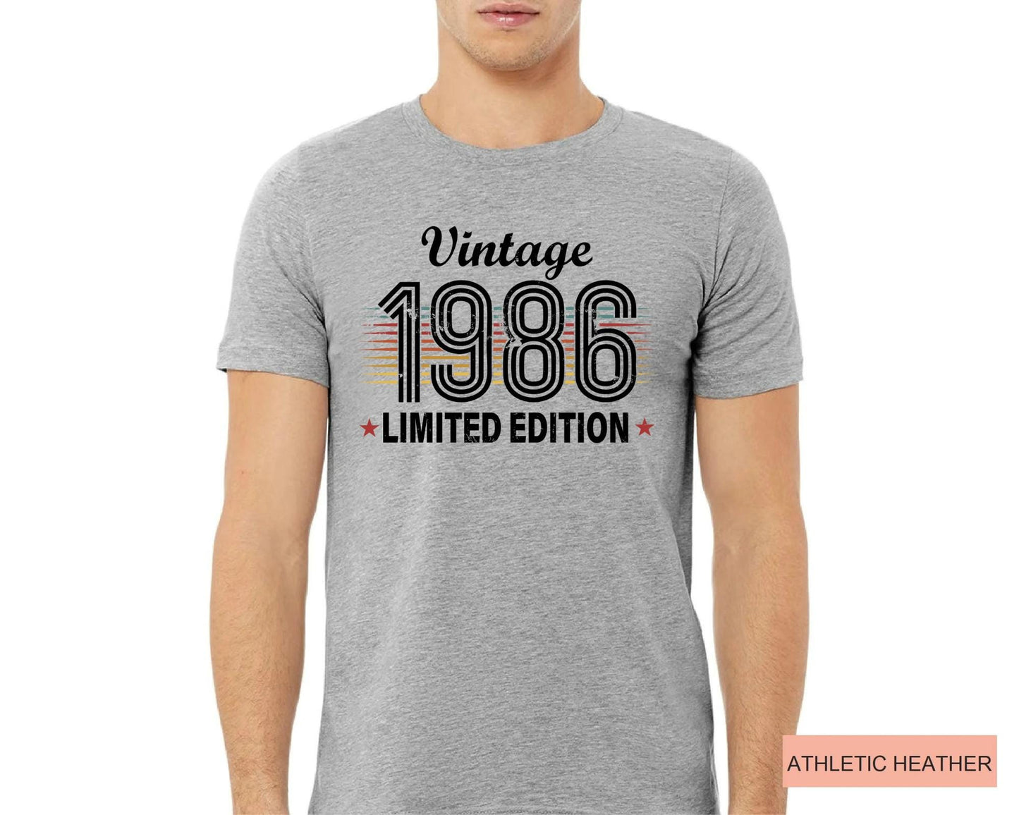40th Birthday Shirt Vintage 1986, Limited Edition Retro Tee