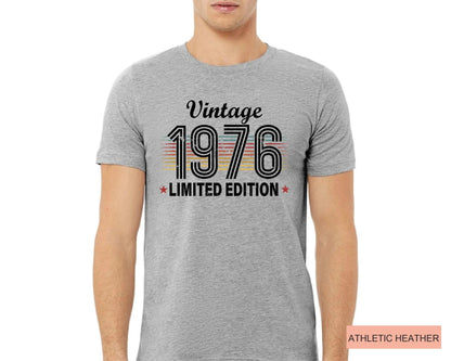 50th Birthday Shirt, Vintage 1976 Limited Edition T-Shirt