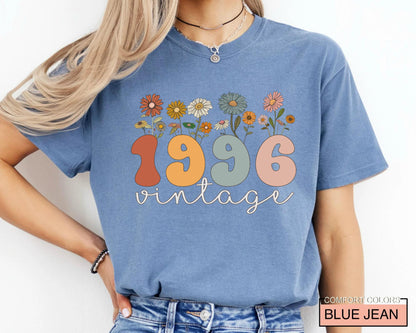 Custom 30th Birthday Tee Shirt - Vintage 1996 Tshirt for Daughter