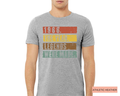 60 Years Old Birthday Gift , Legends Were Made T-Shirt