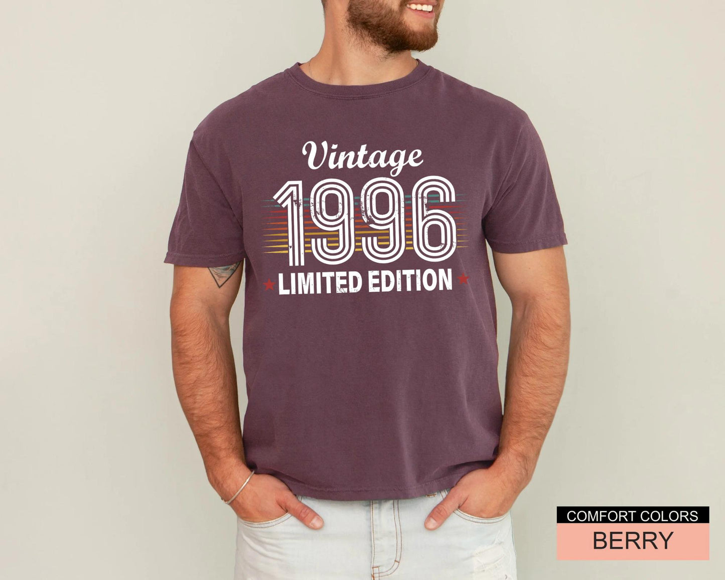 30 Years Old Birthday Milestone Shirt, Vintage 1996 Limited Edition Outfit