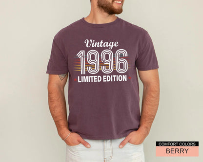 30 Years Old Birthday Milestone Shirt, Vintage 1996 Limited Edition Outfit