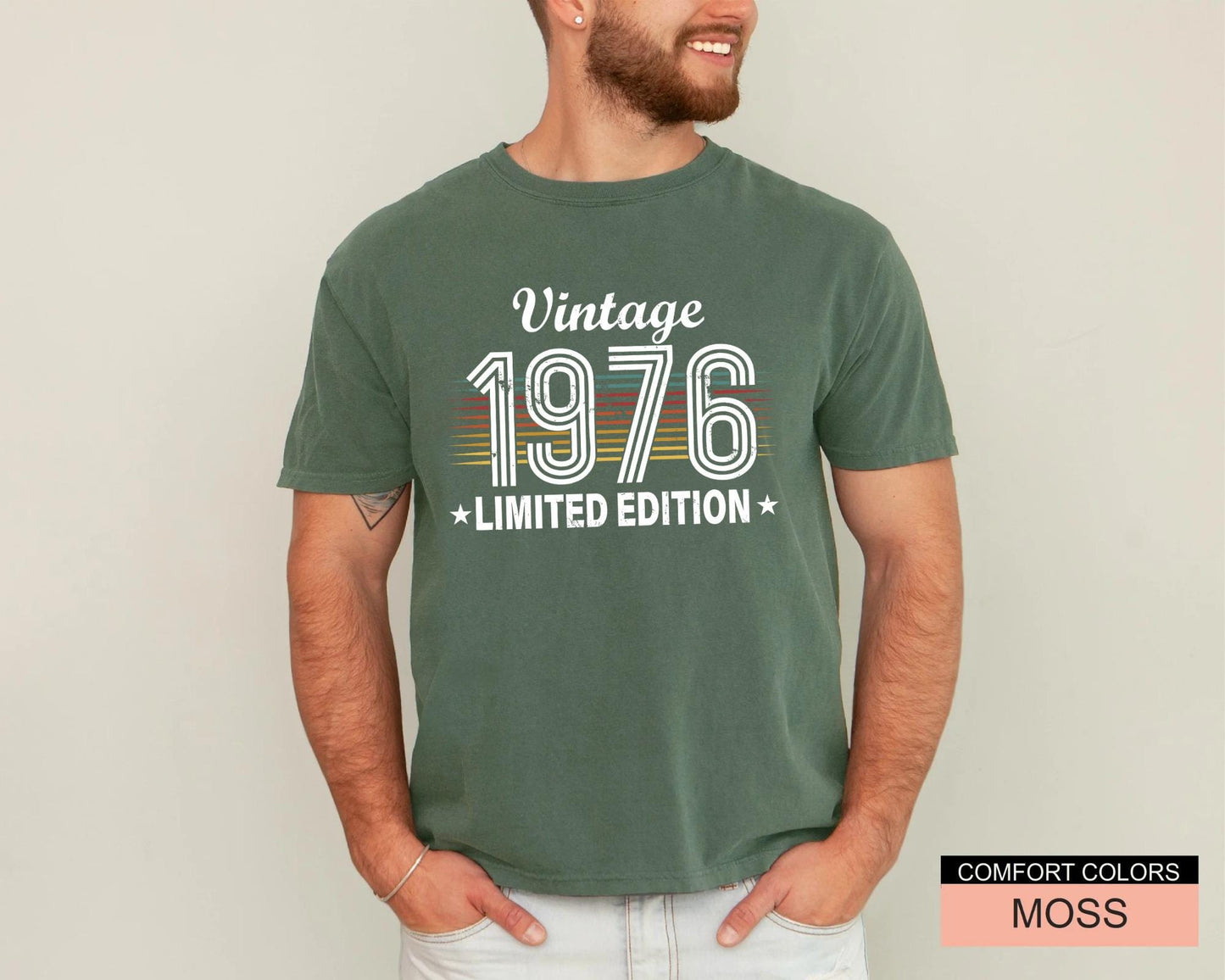 50th Birthday Shirt, Vintage 1976 Limited Edition T-Shirt