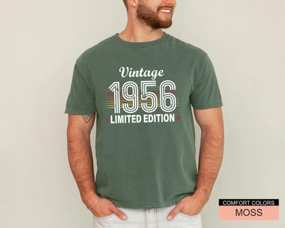 70th Birthday Shirt Men, Vintage 1956 Limited Edition Outfit