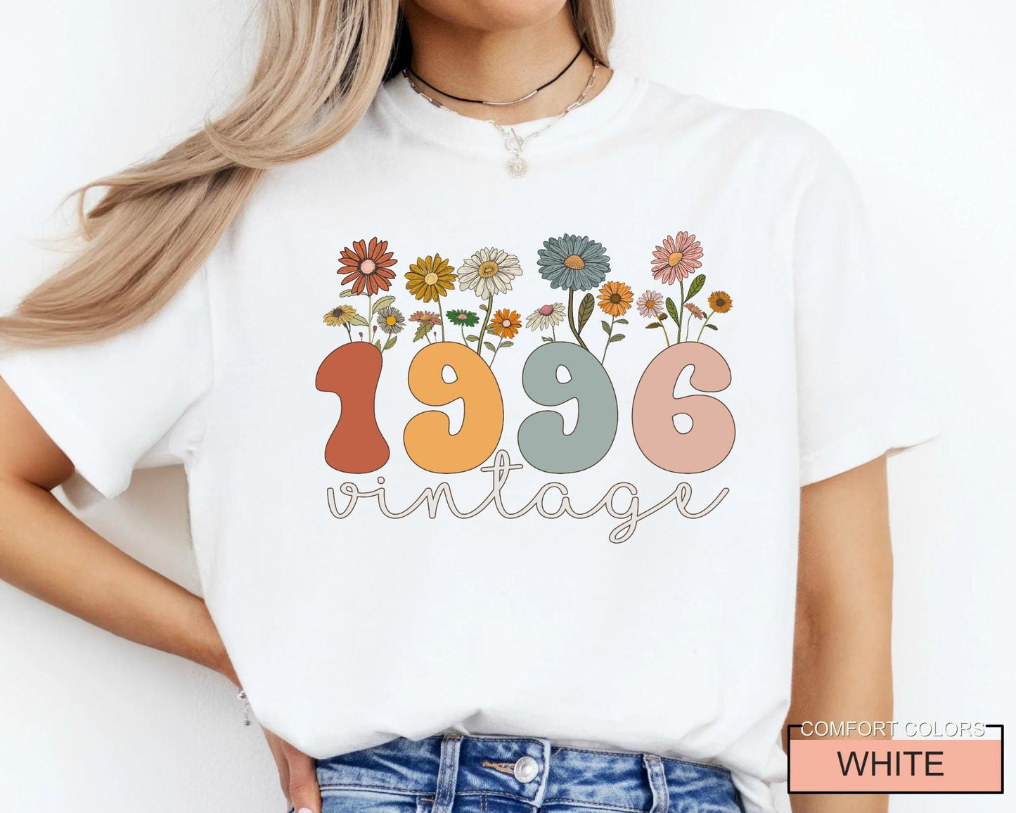 Custom 30th Birthday Tee Shirt - Vintage 1996 Tshirt for Daughter