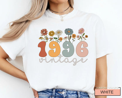 Custom 30th Birthday Tee Shirt - Vintage 1996 Tshirt for Daughter