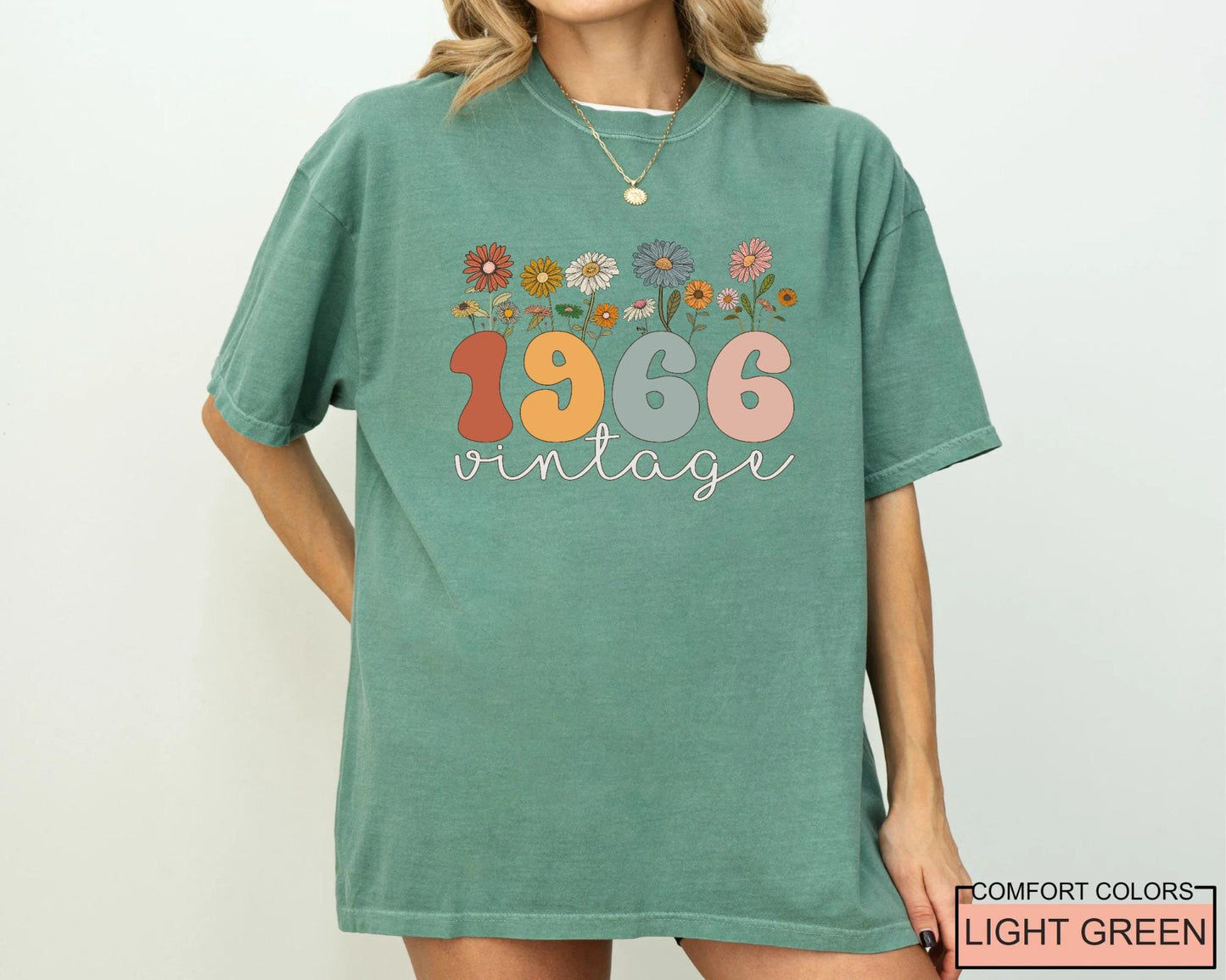 Vintage 60th Birthday T-Shirt - Retro 1966 Turning Sixty Tee