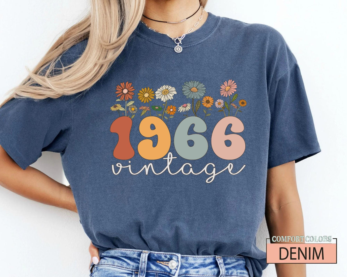Vintage 60th Birthday T-Shirt - Retro 1966 Turning Sixty Tee
