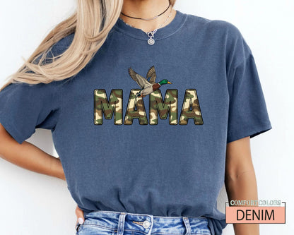 Camo Duck Hunting Mom Shirt – Mallard Mama Tee