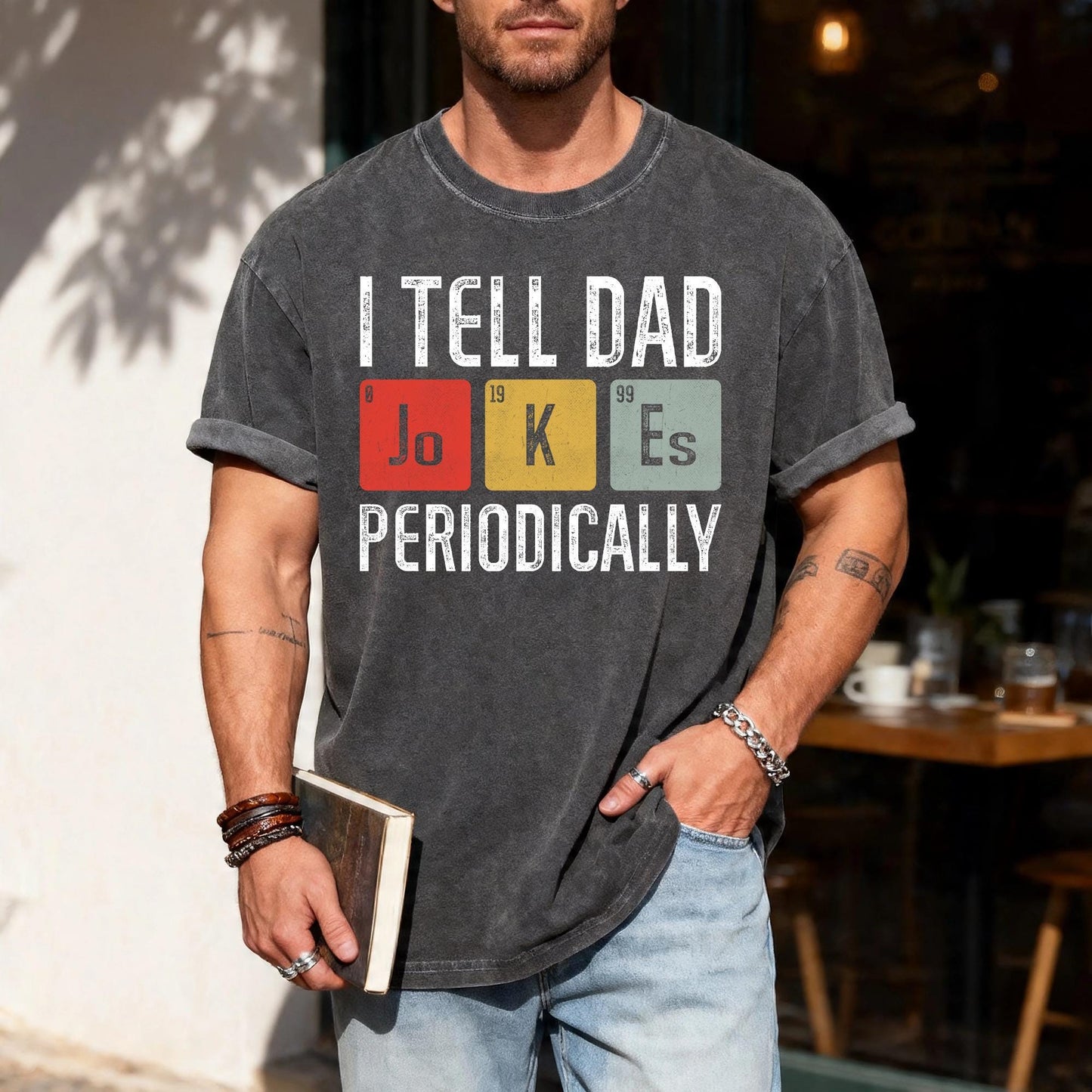 Funny Dad Jokes T-Shirt, Periodic Table Father's Day Gift