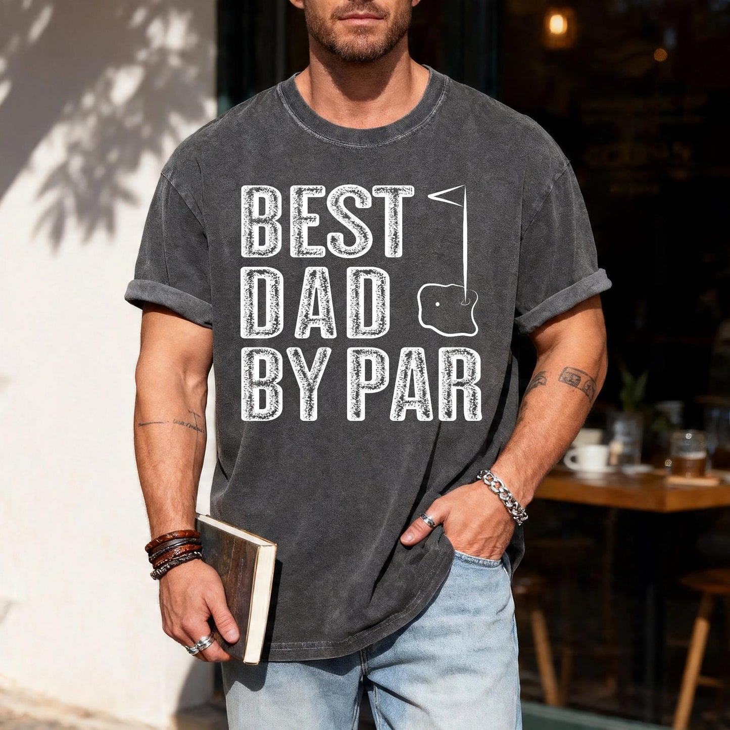 Best Dad By Par Shirt, Golf Lover Dad Shirt, Father's Day Gift for Golf Player Dad, Golfing Father Gift, Father Birthday Gift