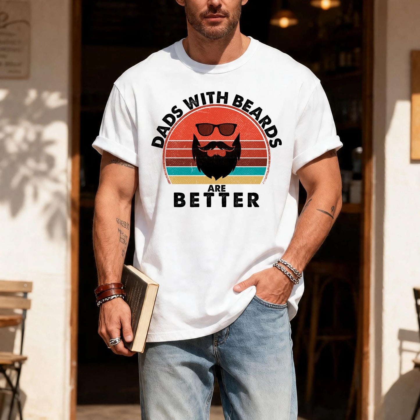 Dads With Beards T-Shirt, Funny Father's Day Gift