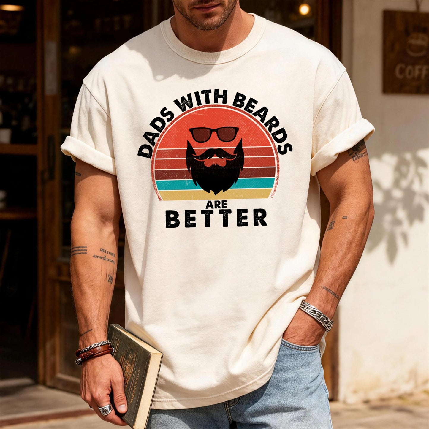 Dads With Beards T-Shirt, Funny Father's Day Gift
