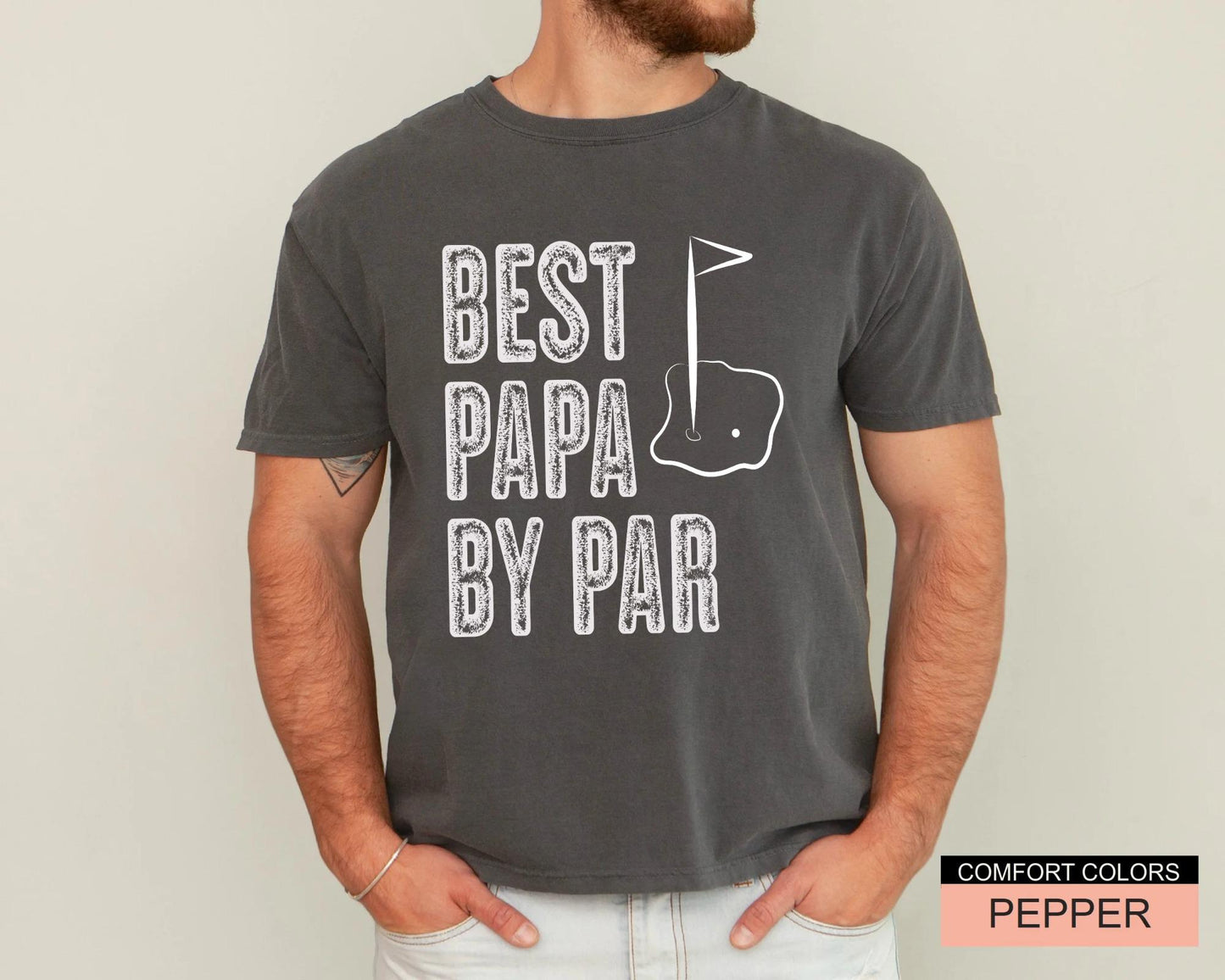 Best Papa By Par Shirt, Golf Player Papa Golf Gift Tshirt, Golfing Papa Tee Shirt, Gift for Grandpa, Father's Day Shirt for Grandfather