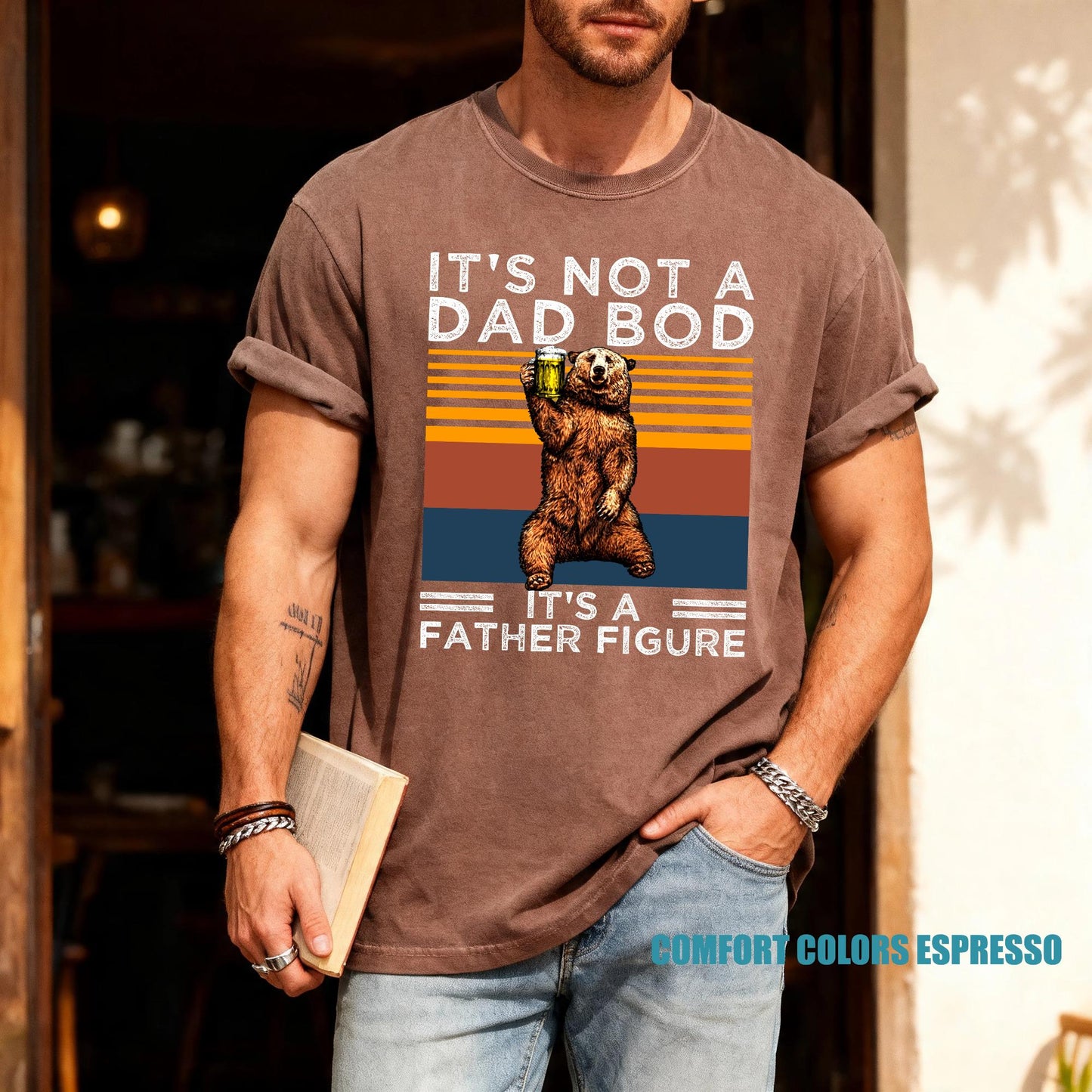 It's Not A Dad Bod Father Figure T-Shirt, Husband Gift