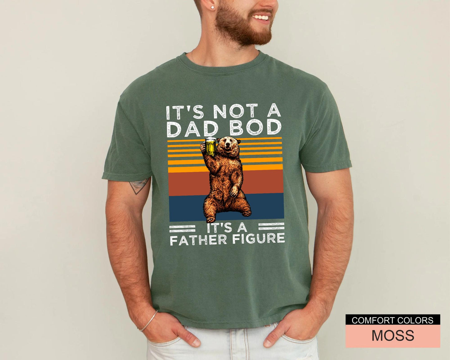 It's Not A Dad Bod Father Figure T-Shirt, Husband Gift