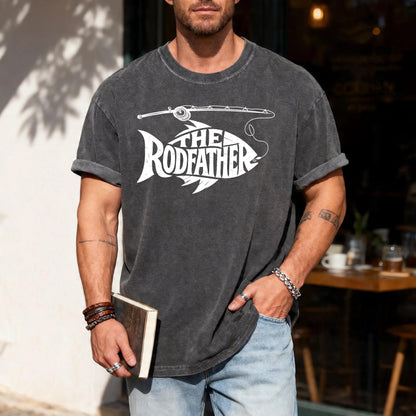 The Rodfather Shirt: Funny Fisherman Dad Gift