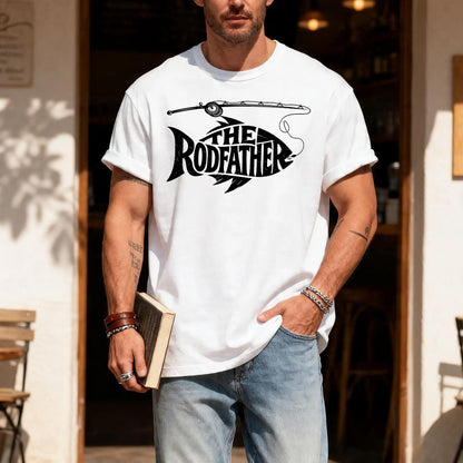 The Rodfather Shirt: Funny Fisherman Dad Gift