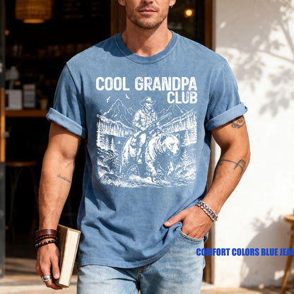 Cool Grandpa Club T-Shirt, Shirt for Grandfather