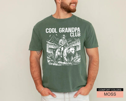 Cool Grandpa Club T-Shirt, Shirt for Grandfather