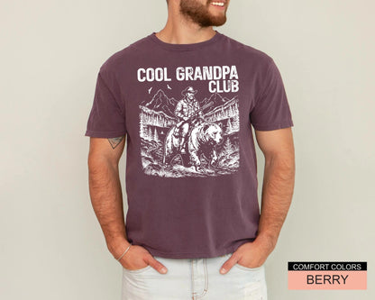 Cool Grandpa Club T-Shirt, Shirt for Grandfather