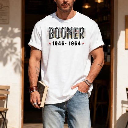 Vintage 1946-1964 Shirt, Retro Sunset Baby Boomer Tee, Meme Outfit for Grandpa Dad Birthday