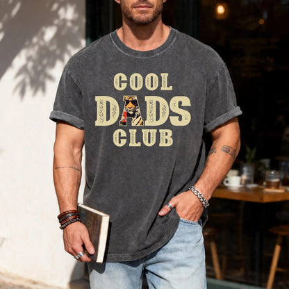 Retro Tiger Sunglasses Dads Club Shirt, Fathers Day Gift Tee