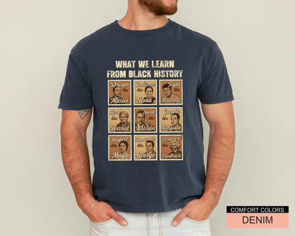 Black History Legends Shirt, Juneteenth Birthday Gift Family Heritage Celebration Tee