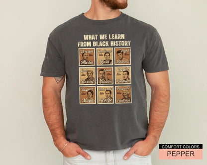 Black History Legends Shirt, Juneteenth Birthday Gift Family Heritage Celebration Tee