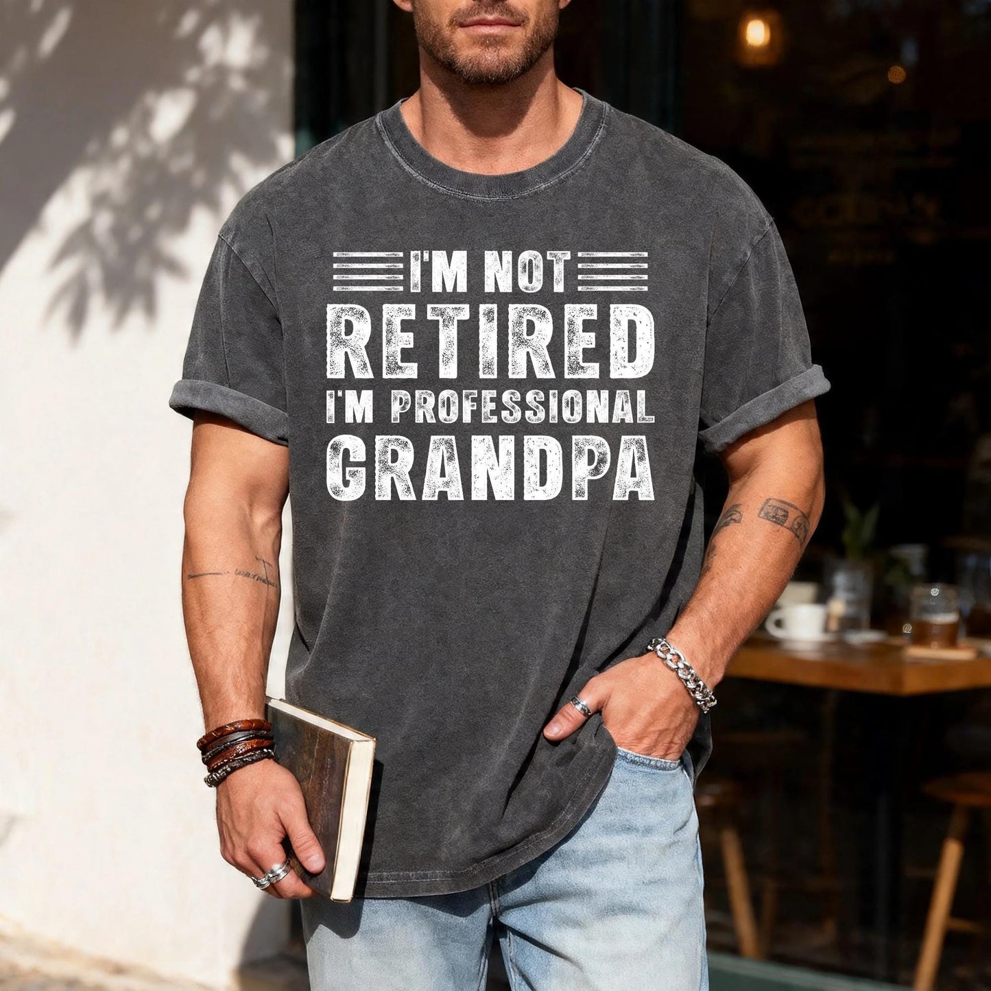 Im Not Retired Im Professional Grandpa Shirt, Funny Retirement Gift Tee for Grandpa