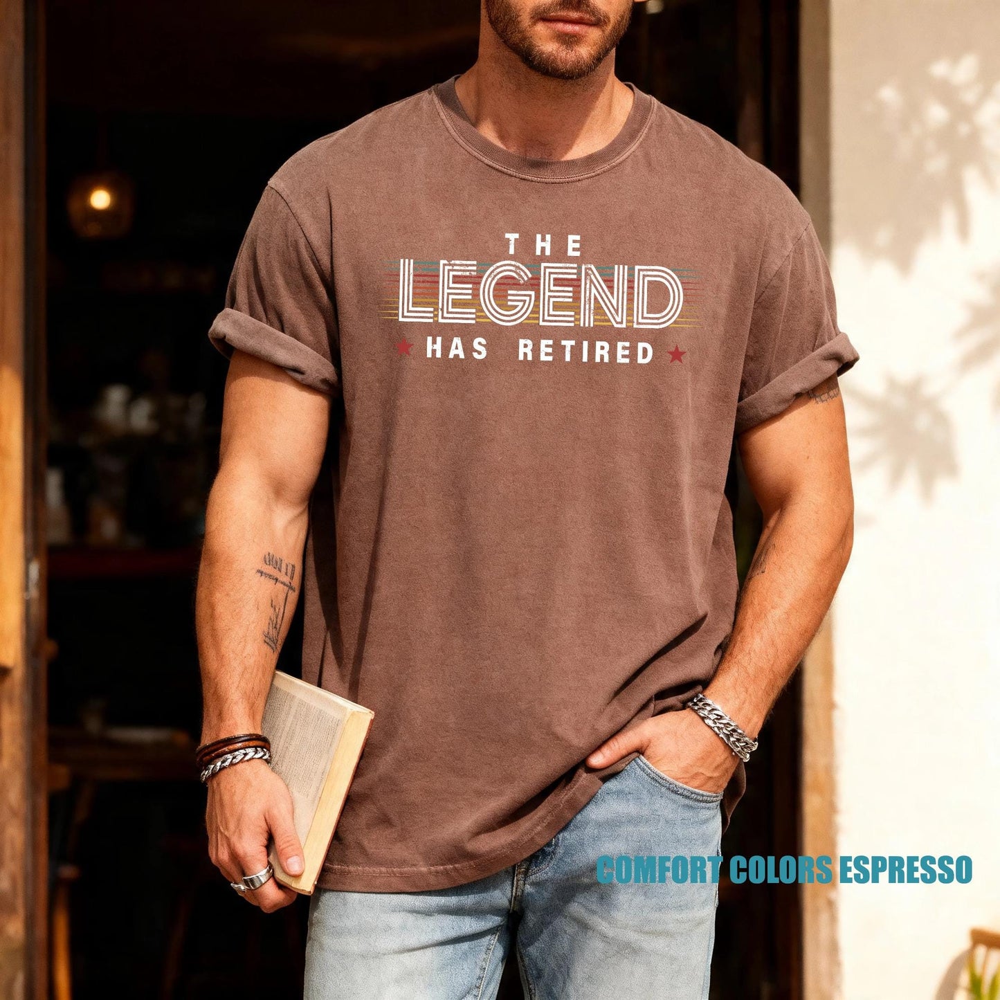 The Legend Has Retired Shirt, Funny Retirement Party Tee for Coworker Friend
