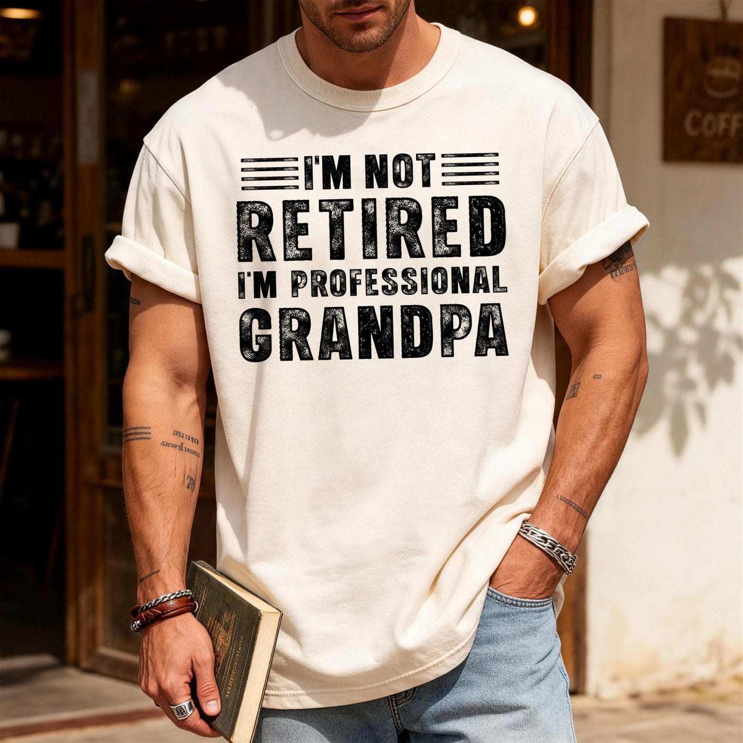 Im Not Retired Im Professional Grandpa Shirt, Funny Retirement Gift Tee for Grandpa