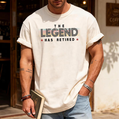 The Legend Has Retired Shirt, Funny Retirement Party Tee for Coworker Friend