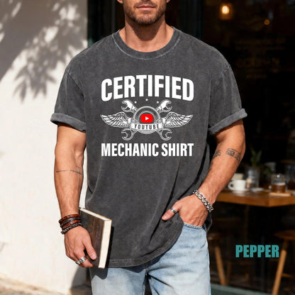 Funny YouTube Mechanic Shirt: DIY Auto Repair Gift for Car Enthusiasts